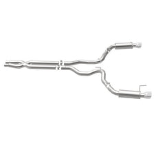 Magnaflow - MagnaFlow Cat Back, SS, 3in, Competition, Dual Split Polished 4.5in Tips 2015 Ford Mustang GT V8 5.0 - Demon Performance