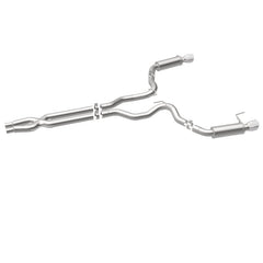 Magnaflow - MagnaFlow Cat Back, SS, 3in, Competition, Dual Split Polished 4.5in Tips 2015 Ford Mustang GT V8 5.0 - Demon Performance