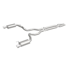 Magnaflow - MagnaFlow Cat Back, SS, 3in, Street, Dual Split Polished 4.5in Tips 2015 Ford Mustang GT V8 5.0L - Demon Performance