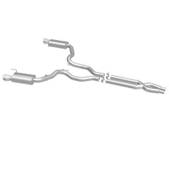 Magnaflow - MagnaFlow Cat Back, SS, 3in, Street, Dual Split Polished 4.5in Tips 2015 Ford Mustang GT V8 5.0L - Demon Performance