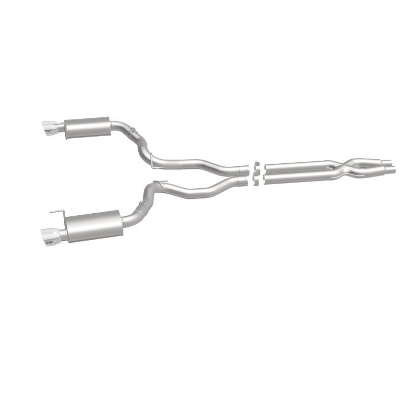 Magnaflow - MagnaFlow Cat Back, SS, 3in, Street, Dual Split Polished 4.5in Tips 2015 Ford Mustang GT V8 5.0L - Demon Performance