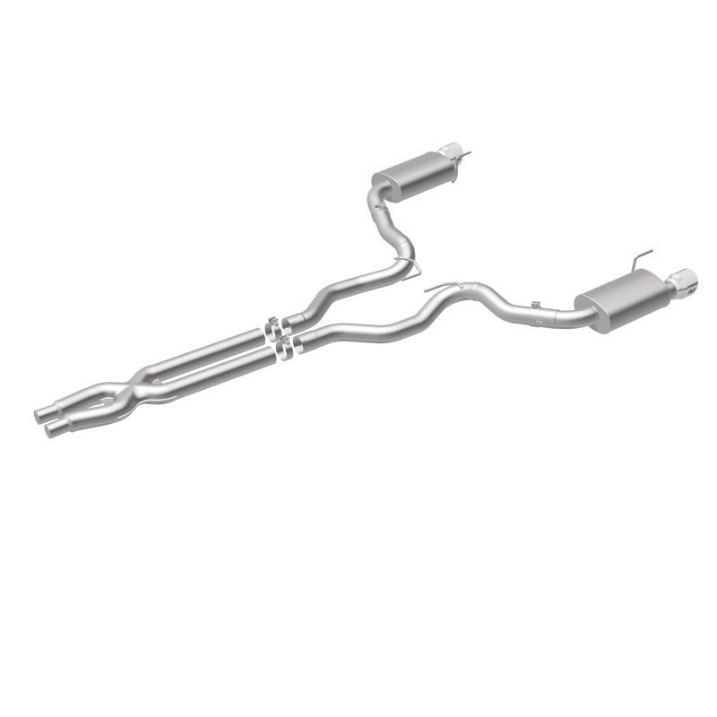 Magnaflow - MagnaFlow Cat Back, SS, 3in, Street, Dual Split Polished 4.5in Tips 2015 Ford Mustang GT V8 5.0L - Demon Performance