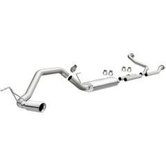 Magnaflow - MagnaFlow CatBack 07 - 15 Nissan Titan V8 LGAS/LFLEX Single MF Polished Stainless Exhaust - Demon Performance