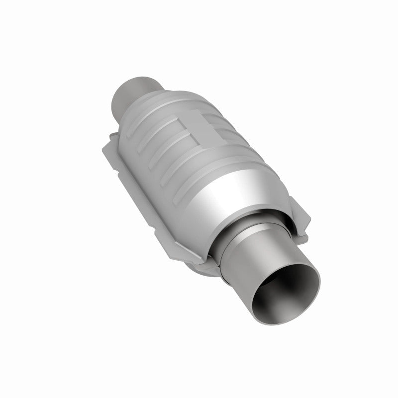 Magnaflow - MagnaFlow Conv Univ 2.25in Inlet/Outlet Center/Center Round 9in Body L x 5.125in W x 13in Overall L - Demon Performance