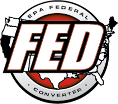 Magnaflow - MagnaFlow Conv Univ 2in Inlet/Outlet Ctr/Ctr Round 9in Body L x 5.125in W x 13in Overall L 49 State - Demon Performance