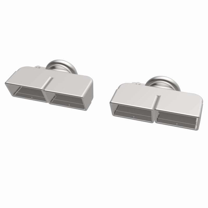 Magnaflow - MagnaFlow Tip 1-Set Quad Square - Demon Performance