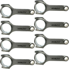 Manley Performance - Manley Chevy Small Block LS - 1 5.700in H Beam w/ ARP 2000 Connecting Rod - Set of 8 - Demon Performance