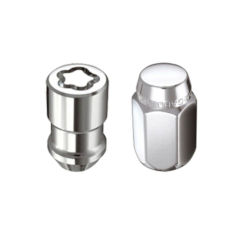 McGard - McGard 5 Lug Hex Install Kit (Clamshell) w/Locks (Cone Seat Nut) 1/2 - 20 / 13/16 Hex - Chrome - Demon Performance