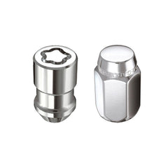 McGard - McGard 5 Lug Hex Install Kit (Clamshell) w/Locks (Cone Seat Nut) 1/2 - 20 / 13/16 Hex - Chrome - Demon Performance