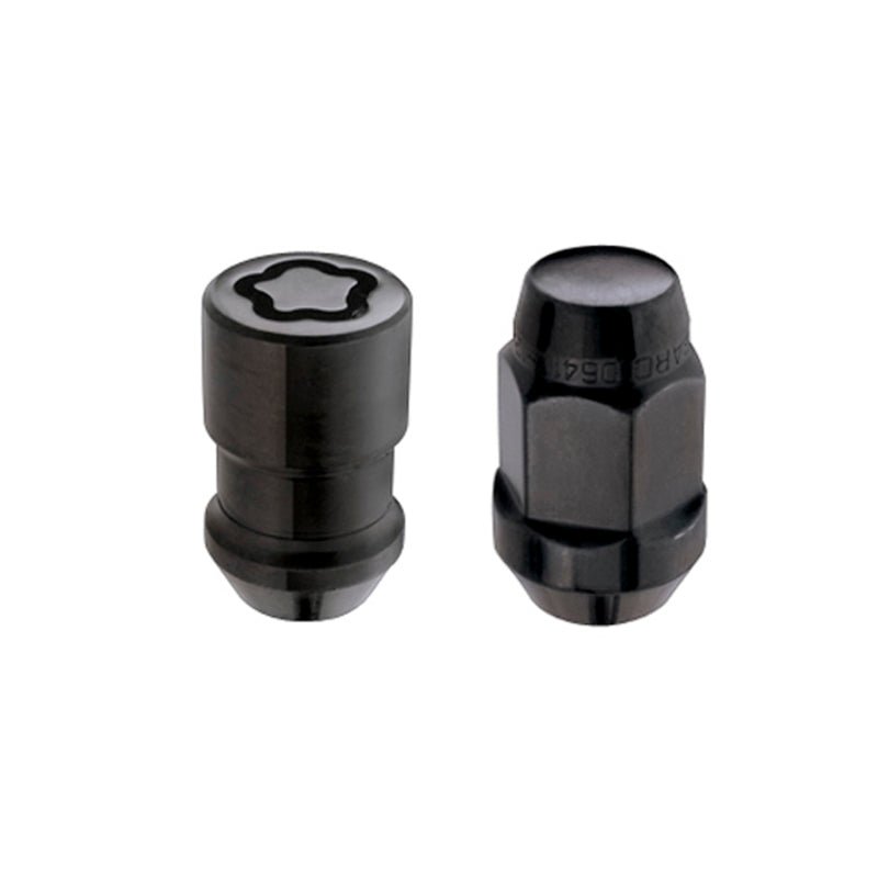 McGard - McGard 5 Lug Hex Install Kit w/Locks (Cone Seat Nut / Bulge) 1/2 - 20 / 3/4 Hex / 1.45in. L - Black - Demon Performance