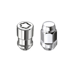 McGard - McGard 5 Lug Hex Install Kit w/Locks (Cone Seat Nut / Bulge) 1/2 - 20 / 3/4 Hex / 1.45in. L - Chrome - Demon Performance