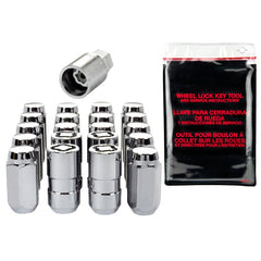 McGard - McGard 5 Lug Hex Install Kit w/Locks (Cone Seat Nut) M14X1.5 / 22mm Hex / 1.635in. Length - Chrome - Demon Performance
