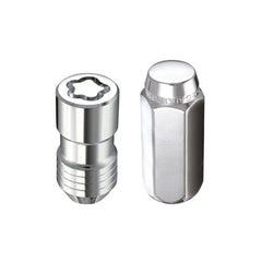 McGard - McGard 6 Lug Hex Install Kit w/Locks (Cone Seat Nut) M14X1.5 / 22mm Hex / 1.945in. Length - Chrome - Demon Performance