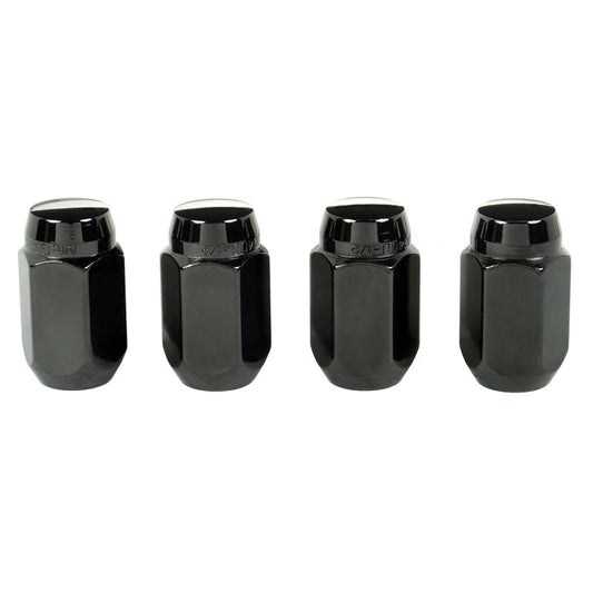 McGard - McGard Hex Lug Nut (Cone Seat) 1/2 - 20 / 13/16 Hex / 1.5in. Length (4 - Pack) - Black - Demon Performance