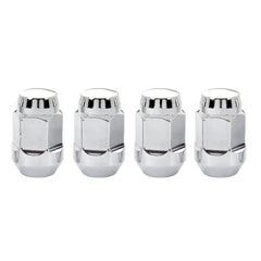 McGard - McGard Hex Lug Nut (Cone Seat Bulge Style) 1/2 - 20 / 3/4 Hex / 1.45in. Length (4 - pack) - Chrome - Demon Performance
