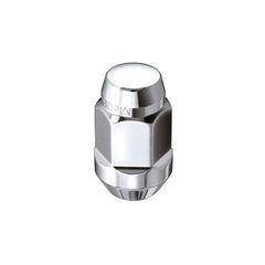 McGard - McGard Hex Lug Nut (Cone Seat Bulge Style) M14X1.5 / 22mm Hex / 1.635in. L (Box of 100) - Chrome - Demon Performance