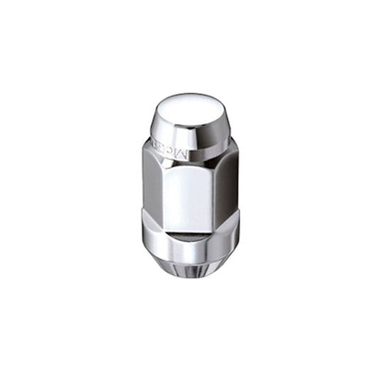 McGard - McGard Hex Lug Nut (Cone Seat Bulge Style) M14X1.5 / 22mm Hex / 1.635in. Length (4 - Pack) - Chrome - Demon Performance