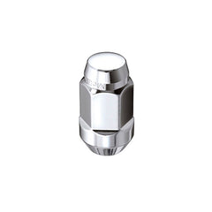 McGard - McGard Hex Lug Nut (Cone Seat Bulge Style) M14X1.5 / 22mm Hex / 1.635in. Length (4 - Pack) - Chrome - Demon Performance