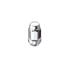 McGard - McGard Hex Lug Nut (Cone Seat Bulge Style) M14X1.5 / 22mm Hex / 1.635in. Length (4 - Pack) - Chrome - Demon Performance