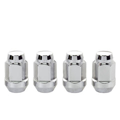 McGard - McGard Hex Lug Nut (Cone Seat Bulge Style) M14X1.5 / 22mm Hex / 1.635in. Length (4 - Pack) - Chrome - Demon Performance