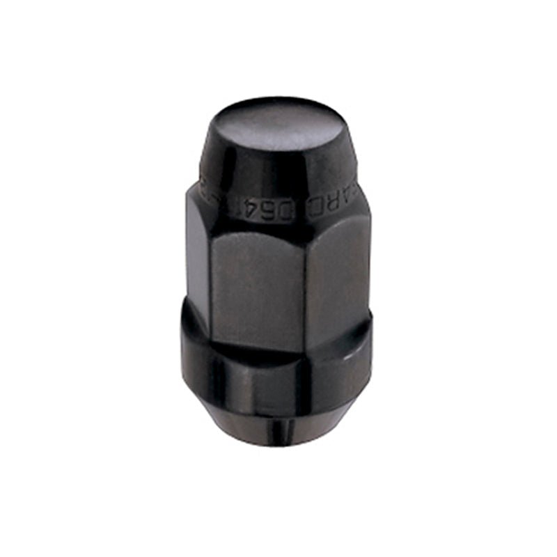 McGard - McGard Hex Lug Nut (Cone Seat Bulge Style) M14X1.5 / 22mm Hex / 1.635in. Length (Box of 144) - Black - Demon Performance