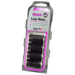 McGard - McGard Hex Lug Nut (Cone Seat) M14X1.5 / 22mm Hex / 1.635in. Length (4 - Pack) - Black - Demon Performance