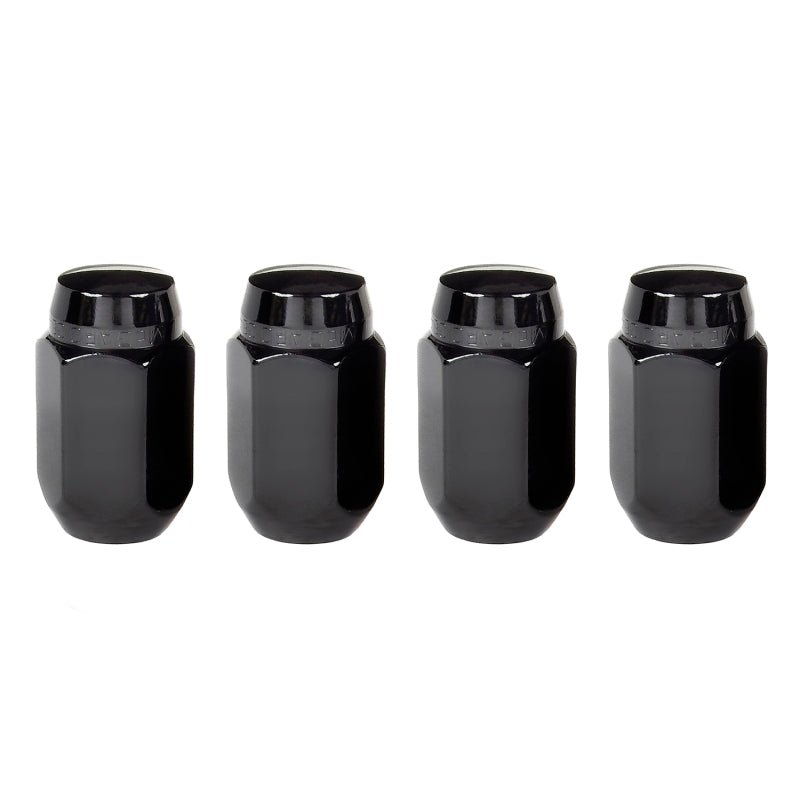 McGard - McGard Hex Lug Nut (Cone Seat) M14X1.5 / 22mm Hex / 1.635in. Length (4 - Pack) - Black - Demon Performance