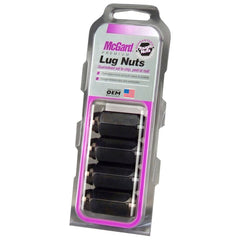 McGard - McGard Hex Lug Nut (Cone Seat) M14X1.5 / 22mm Hex / 1.635in. Length (4 - Pack) - Black - Demon Performance