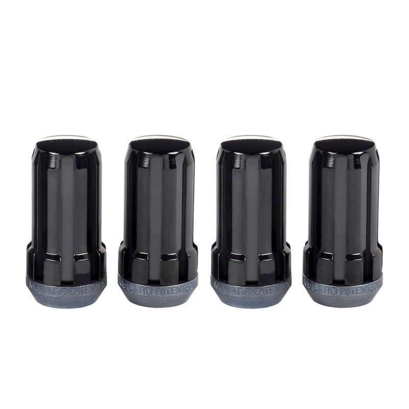 McGard - McGard SplineDrive Lug Nut (Cone Seat) 1/2 - 20 / 1.60in. Length (4 - Pack) - Black (Req. Tool) - Demon Performance