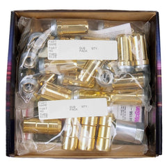 McGard - McGard SplineDrive Tuner 6 Lug Install Kit w/Locks & Tool (Cone) M14X1.5 / 1in. Hex - Gold - Demon Performance