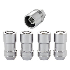 McGard - McGard Wheel Lock Nut Set - 4pk. (Cone Seat) 9/16 - 18 / 7/8 Hex / 1.765in. Length - Chrome - Demon Performance