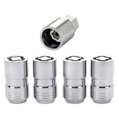 McGard - McGard Wheel Lock Nut Set - 4pk. (Cone Seat) M14X1.5 / 21mm & 22mm Dual Hex / 1.639in. L - Chrome - Demon Performance