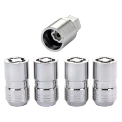 McGard - McGard Wheel Lock Nut Set - 4pk. (Cone Seat) M14X1.5 / 21mm & 22mm Dual Hex / 1.639in. L - Chrome - Demon Performance