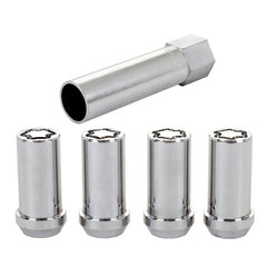 McGard - McGard Wheel Lock Nut Set - 4pk. (Tuner / Cone Seat) 1/2 - 20 / 13/16 Hex / 1.60in. Length - Chrome - Demon Performance