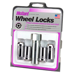 McGard - McGard Wheel Lock Nut Set - 4pk. (Tuner / Cone Seat) 1/2 - 20 / 13/16 Hex / 1.60in. Length - Chrome - Demon Performance