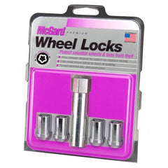 McGard - McGard Wheel Lock Nut Set - 4pk. (Tuner / Cone Seat) M12X1.25 / 13/16 Hex / 1.24in. Length - Chrome - Demon Performance