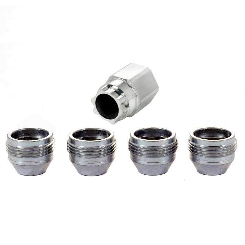 McGard - McGard Wheel Lock Nut Set - 4pk. (Under Hub Cap / Cone Seat) M14X1.5 / 22mm Hex / .893in. Length - Demon Performance