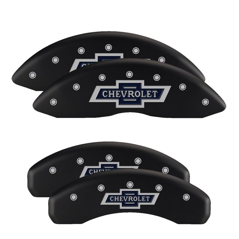 MGP - MGP 4 Caliper Covers Engraved Front RAM Engraved Rear RAMHEAD Red finish silver ch - Demon Performance