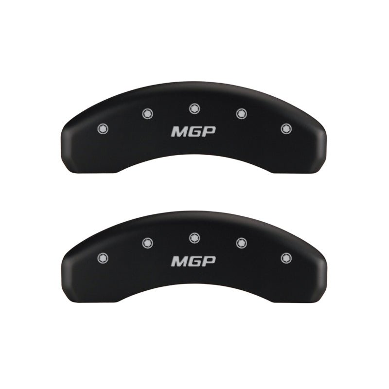 MGP - MGP 4 Caliper Covers Engraved Front & Rear MGP Red finish silver ch - Demon Performance