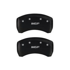 MGP - MGP 4 Caliper Covers Engraved Front & Rear MGP Red finish silver ch - Demon Performance