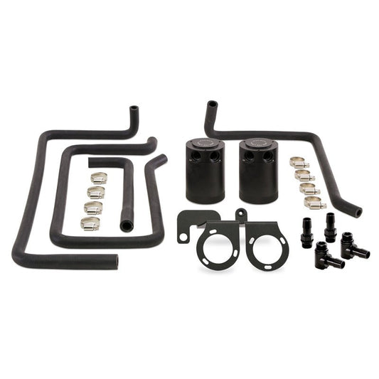 Mishimoto - Mishimoto 09+ Nissan 370Z Direct Fit Baffled Oil Catch Can - Black - Demon Performance