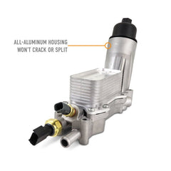Mishimoto - Mishimoto 12 - 18 Jeep Wrangler JK Aluminum Oil Filter Housing 3.6L - Demon Performance