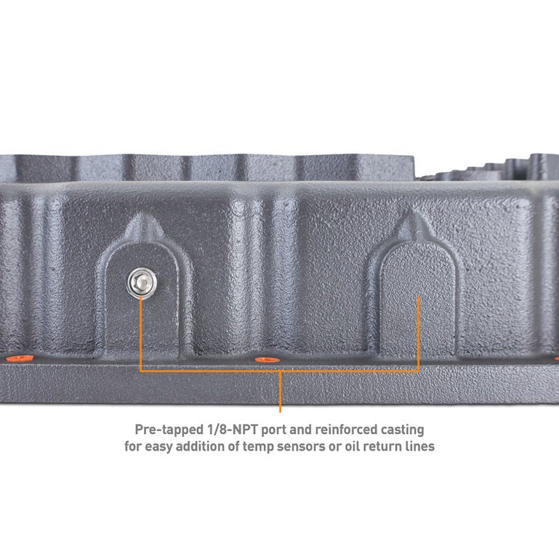 Mishimoto - Mishimoto 2007.5 + Ram 6.7L Cummins 68RFE Transmission Pan - Cast - GR - Demon Performance