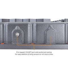 Mishimoto - Mishimoto 2007.5 + Ram 6.7L Cummins 68RFE Transmission Pan - Cast - GR - Demon Performance