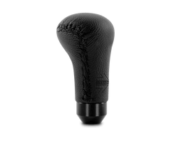 MOMO - Momo Anatomico Shift Knob - Black Leather, Black Stitching - Demon Performance