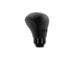 MOMO - Momo Anatomico Shift Knob - Black Leather, Black Stitching - Demon Performance