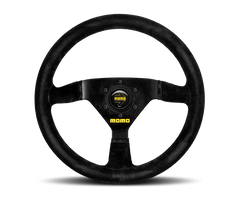 MOMO - Momo MOD69 Steering Wheel 350 mm - Black Suede/Black Spokes - Demon Performance