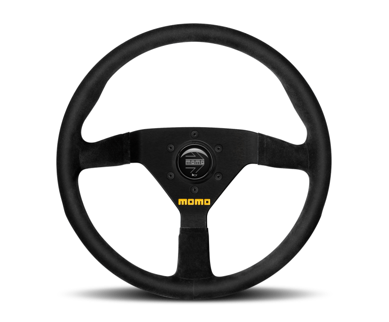 MOMO - Momo MOD78 Steering Wheel 320 mm - Black Leather/Black Spokes - Demon Performance