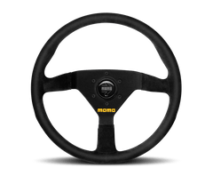 MOMO - Momo MOD78 Steering Wheel 350 mm - Black Leather/Black Spokes - Demon Performance