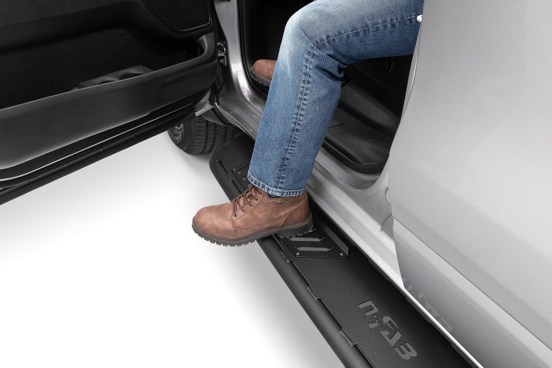 N - Fab - N - FAB 15 - 21 RAM 1500 Roan Running Boards - Textured Black - Demon Performance